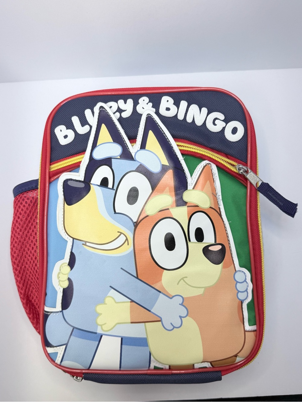 Bluey & Bingo Kids Lunch Bag – Red, Blue, Green